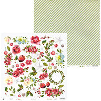 P13 - Rosy Cosy Christmas Collection - 12 x 12 Double Sided Paper - 07
