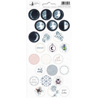 P13 - New Moon Collection - Cardstock Sticker Sheet - Three