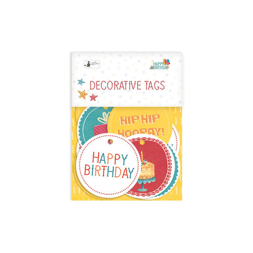 P13 - Happy Birthday Collection - Embellishments - Tag Set - Four