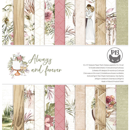 P13 - Always and Forever Collection - 12 x 12 Paper Pad