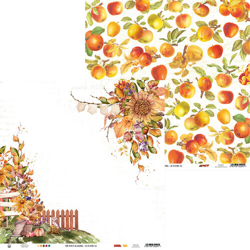 P13 - The Four Seasons Collection - 12 x 12 Double Sided Paper - Autumn 04