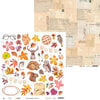 P13 - The Four Seasons Collection - 12 x 12 Double Sided Paper - Autumn 07