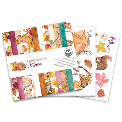 P13 - The Four Seasons Collection - 6 x 6 Paper Pad - Autumn