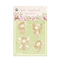 image of P13 - Believe In Fairies Collection - Light Chipboard Embellishments - 1