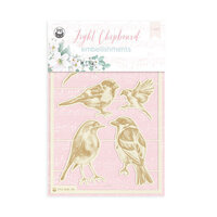 P13 - Birdhouse Collection - Light Chipboard Embellishments - Set 02