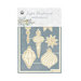 P13 - Christmas Charm Collection - Light Chipboard Embellishments - Set 08