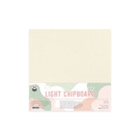 P13 - Hello Spring Collection - 12 x 12 Light Chipboard Sheets - 5 Pack