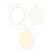 P13 - Light Chipboard Embellishments - Embroidery Hoop - Set 03