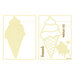 P13 - Light Chipboard Embellishments - Deco Base - Ice Cream