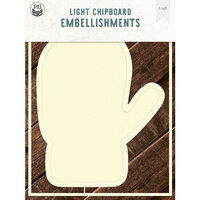 P13 - Light Chipboard Embellishments - Deco Base - 6 x 8 Glove