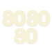 P13 - Light Chipboard Embellishments - Deco Base - 6 x 8 Numbers - 80