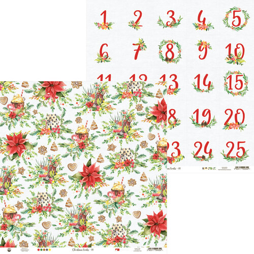 P13 - Christmas Treats Collection - 12 x 12 Double Sided Paper - 01