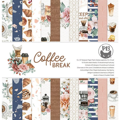 P13 - Coffee Break Collection - 12 x 12 Paper Pad