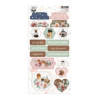 P13 - Coffee Break Collection - Chipboard Stickers - Sheet 03