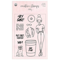 P13 - Clear Photopolymer Stamps - Polly