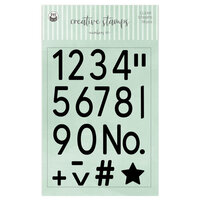 P13 - Clear Photopolymer Stamps - Numbers - Set 01