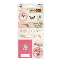 P13 - Dear Love Collection - Chipboard Stickers - Sheet 02