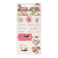 P13 - Dear Love Collection - Chipboard Stickers - Sheet 03