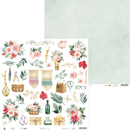 P13 - Flowerish Collection - 12 x 12 Double Sided Paper - 07