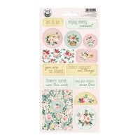 P13 - Flowerish Collection - Chipboard Stickers - 02