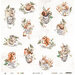 P13 - Forest Tea Party Collection - 12 x 12 Double Sided Paper - 01