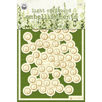 P13 - The Garden of Books Collection - Light Chipboard Embellishments - Set 03