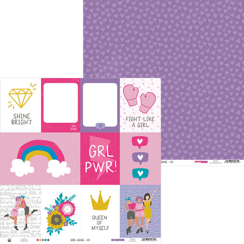 P13 - Girl Gang Collection - 12 x 12 Double Sided Paper - 05