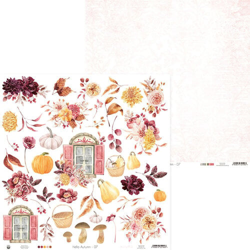 P13 - Hello Autumn Collection - 12 x 12 Double Sided Paper - 07