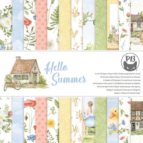 P13 - Hello Summer Collection - 6 x 6 Paper Pad