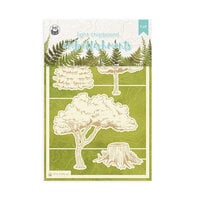 P13 - Hit The Road Collection - Light Chipboard Embellishments - Set 04