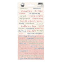 P13 - Lady's Diary Collection - Cardstock Stickers - Sheet 01