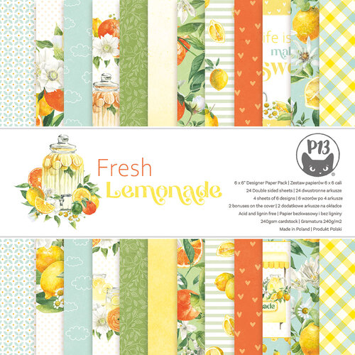 P13 - Fresh Lemonade Collection - 6 x 6 Paper Pad