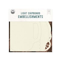 P13 - Fresh Lemonade Collection - Light Chipboard Embellishments - Album Base - Mix And Match