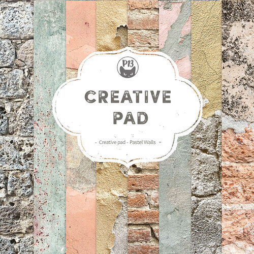 P13 - Good Night Collection - 6 x 6 Paper Pad - Creative Pad - Pastel Walls