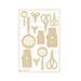 P13 - Naturalist Collection - Light Chipboard Embellishments - 02