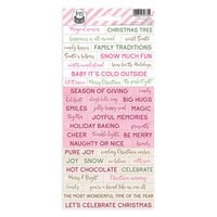 P13 - Santa's Workshop Collection - Christmas - Cardstock Stickers - 01