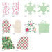 P13 - Santa's Workshop Collection - Christmas - Light Chipboard Embellishments - Album Base With Papers - Mix And Match