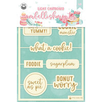 P13 - Sugar and Spice Collection - Light Chipboard Embellishments - Set 07