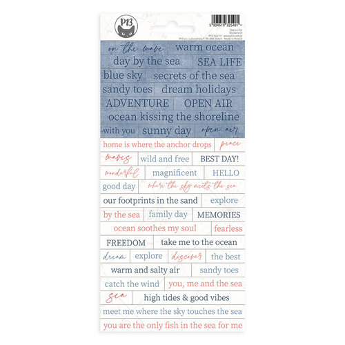 P13 - Sea La Vie Collection - Cardstock Stickers - Sheet 01