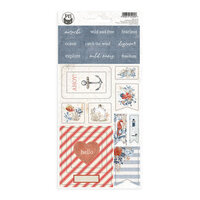 P13 - Sea La Vie Collection - Chipboard Stickers - Sheet 01