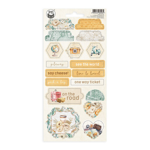 P13 - Travel Journal Collection - Chipboard Stickers - 3
