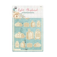 P13 - Travel Journal Collection - Light Chipboard Embellishments - 3
