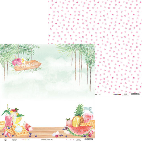P13 - Summer Vibes Collection - 12 x 12 Double Sided Paper - 02