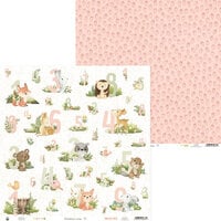 P13 - Woodland Cuties Collection - 12 x 12 Double Sided Paper - 03