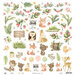 P13 - Woodland Cuties Collection - 12 x 12 Double Sided Paper - 07