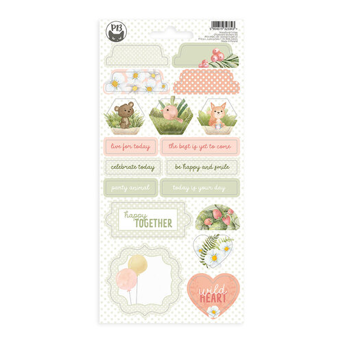 P13 - Woodland Cuties Collection - Chipboard Stickers 03