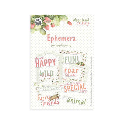 P13 - Woodland Cuties Collection - Ephemera - Frames and Words