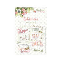 P13 - Woodland Cuties Collection - Ephemera - Frames and Words