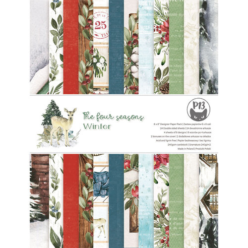 P13 - The Four Seasons Collection - 6 x 8 Paper Pad - Winter