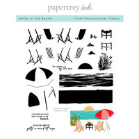 Papertrey Ink - Clear Photopolymer Stamps - Better at the Beach